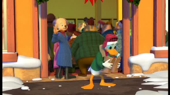 Náhled Mickey Co se ještě stalo o Vánocích Animovaný, rodinný 2004 CZ.avi (6)
