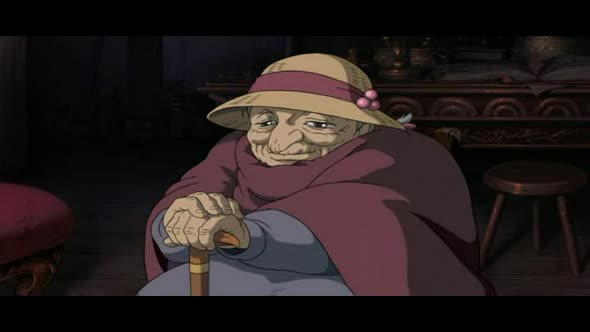 Náhled Zámek v oblacích (2004 Animovaný Dobrodružný Fantasy Romantický).AVI (2)