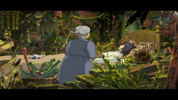 Náhled Zámek v oblacích (2004 Animovaný Dobrodružný Fantasy Romantický).AVI (5)