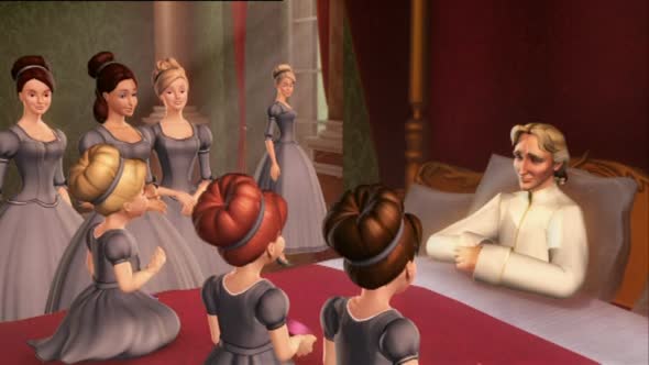 Náhled Barbie a 12 tančících princezen (Barbie in the 12 Dancing Princesses - 2006) animovaný, kreslený, pohádka, cz dabing.mp4 (5)